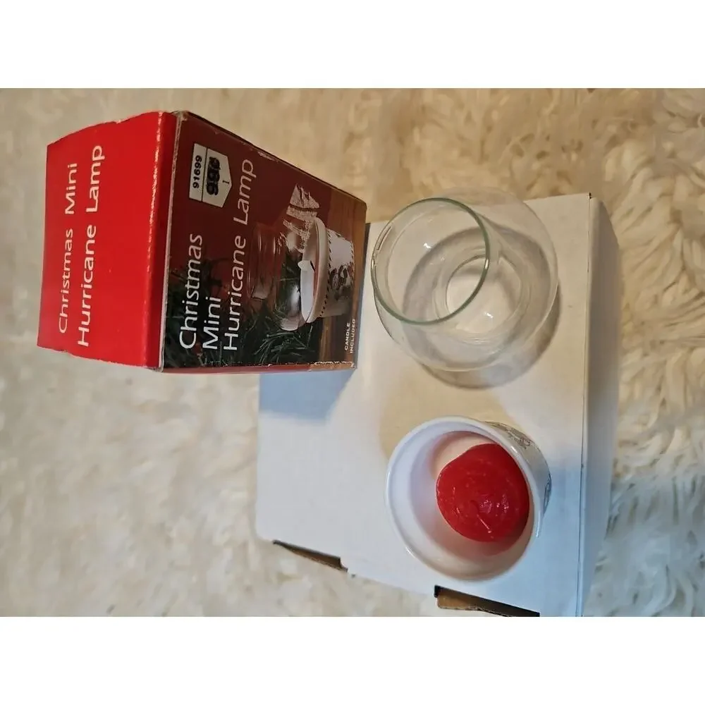 Christmas Mini Hurricane Candle Lamp
